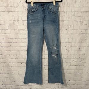 Sincerely Jules Light Blue Flare Jeans